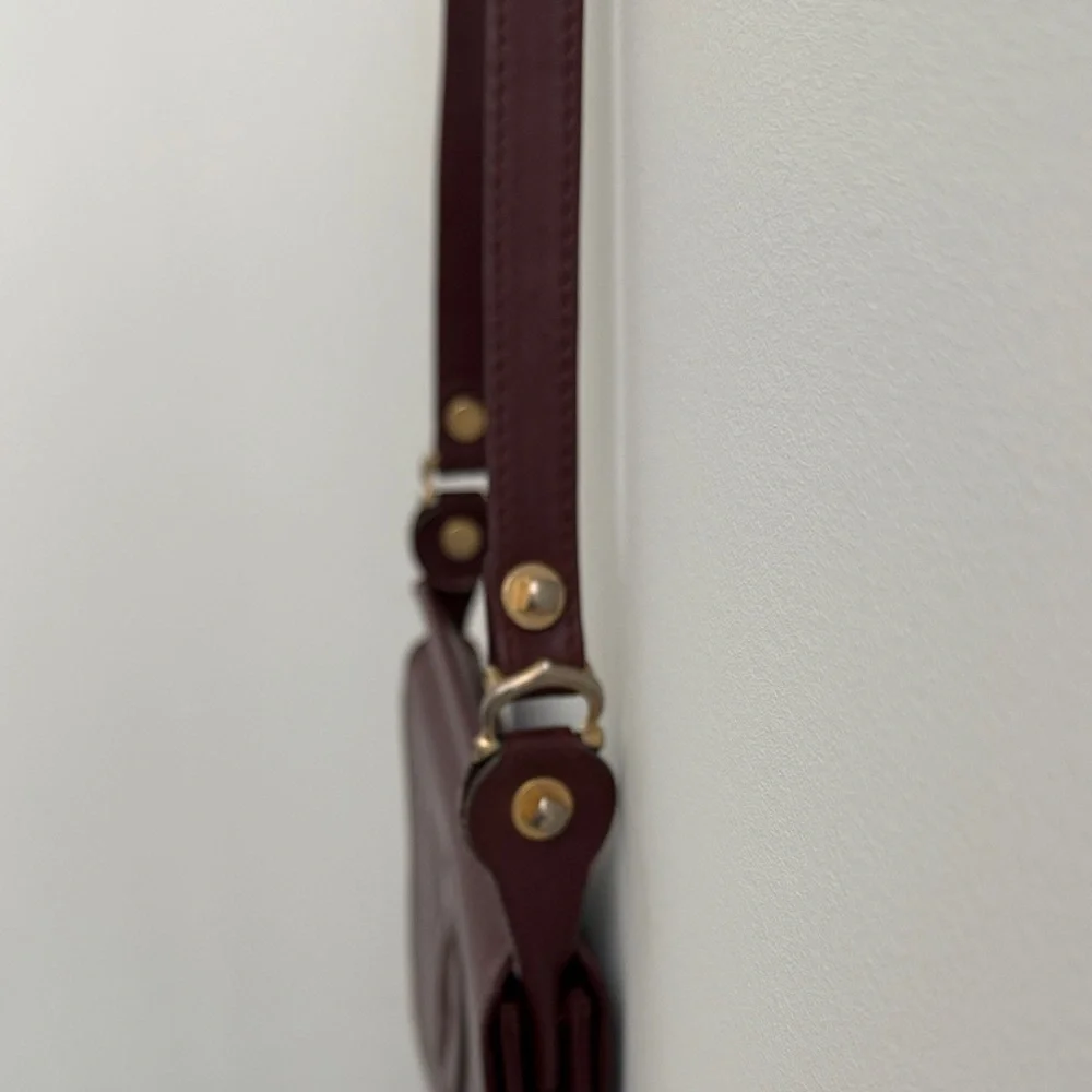 Cartier Deep Burgundy Crossbody Bag - Great shape. True Classic. - Picture 3 of 9